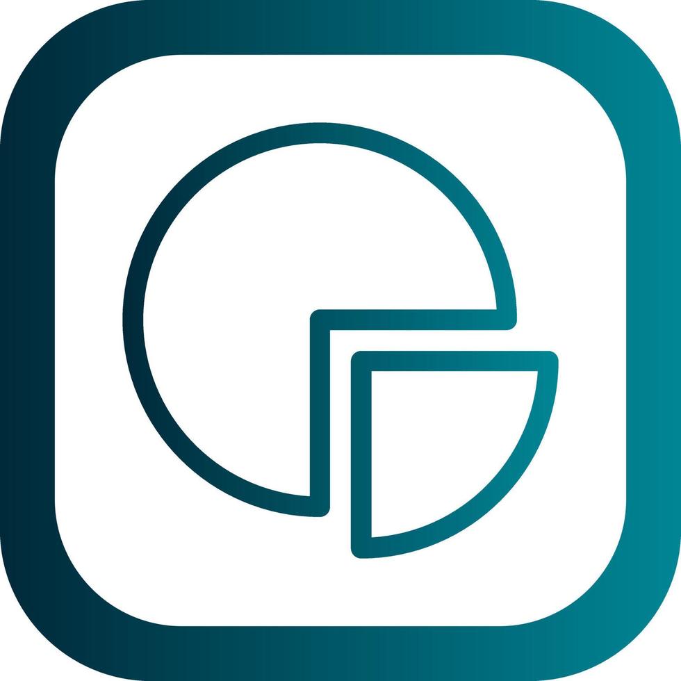 Pie Chart Vector Icon Design