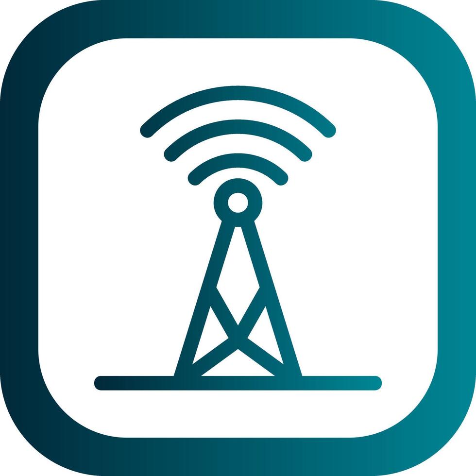 Broadcast Vector Icon Design