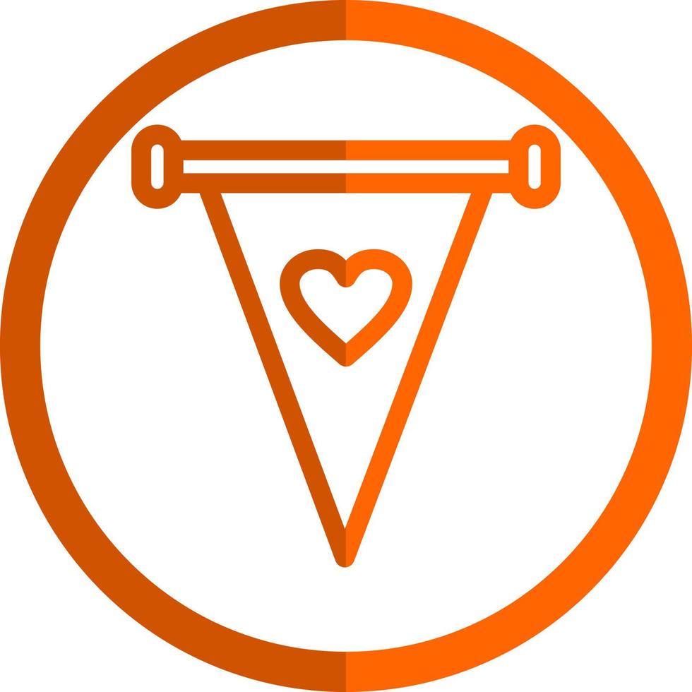 Pennant Vector Icon Design