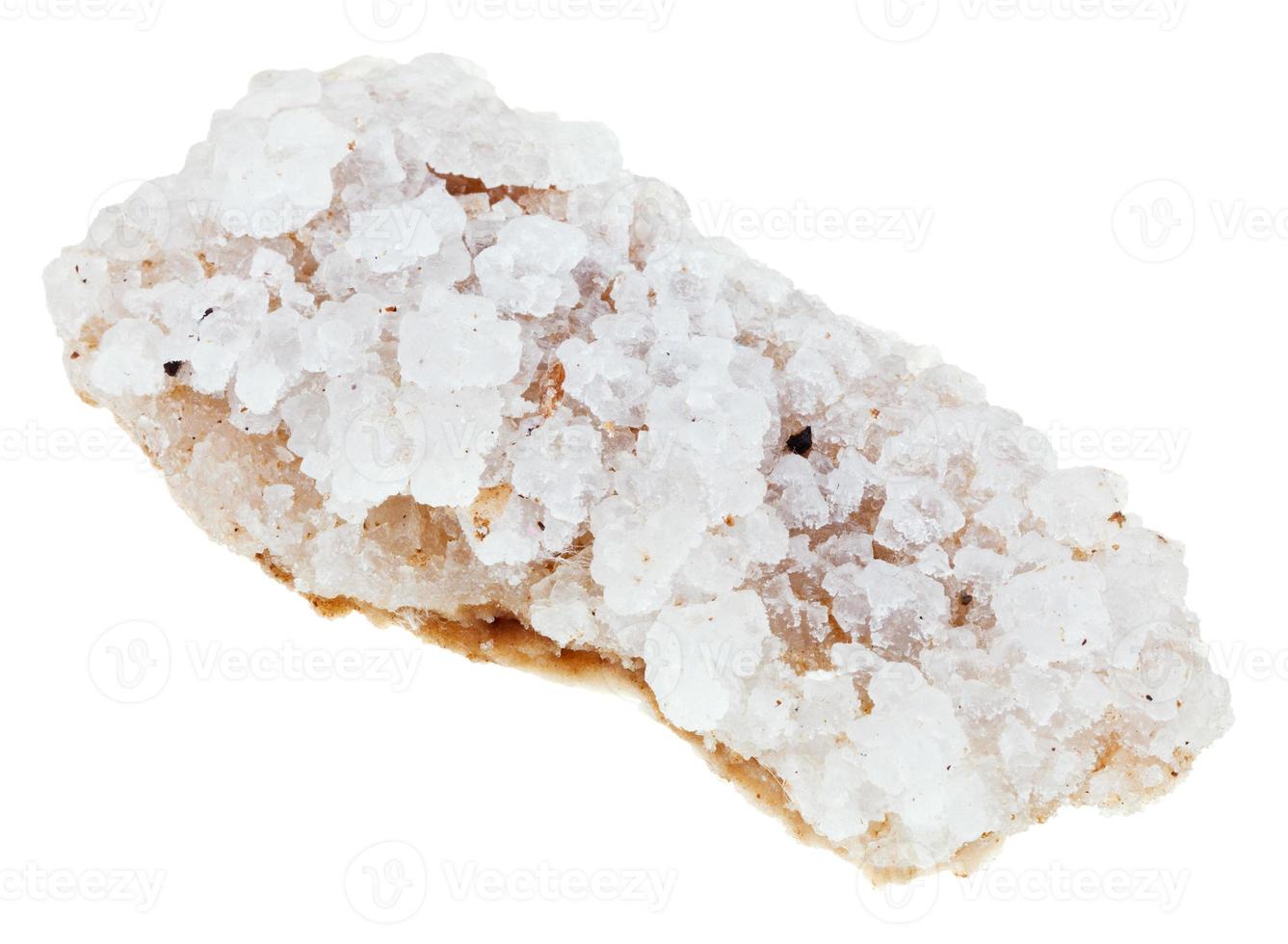 crystals of sea salt from Dead Sea coast photo