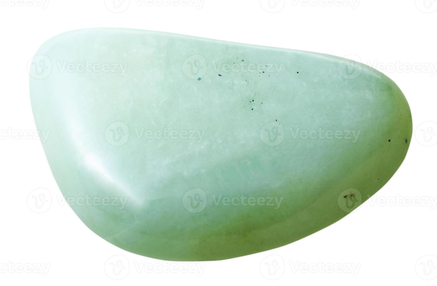 opal gemstone isolated on white photo