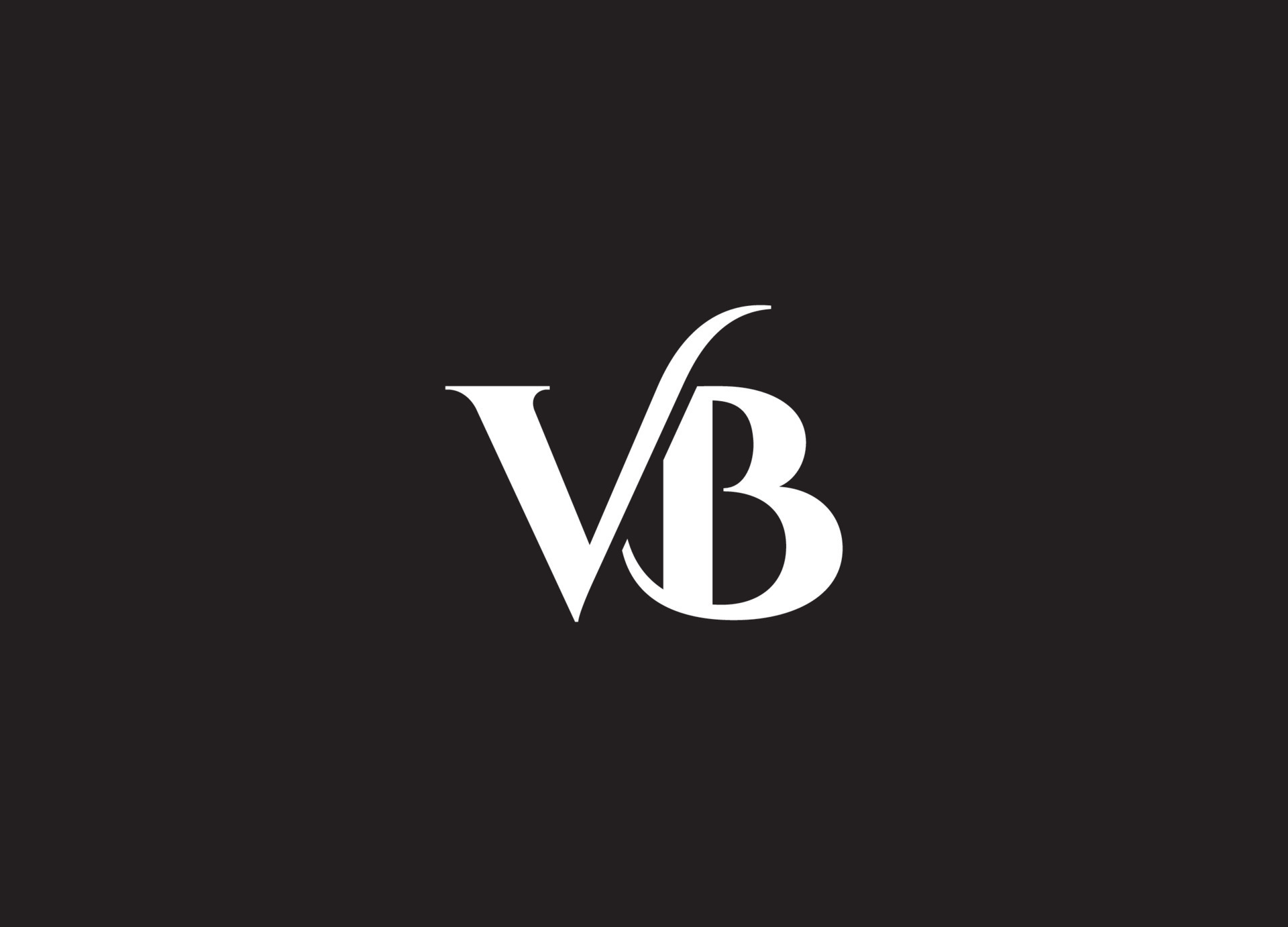 initial letter VB linked monogram logo design 20175929 Vector Art at ...