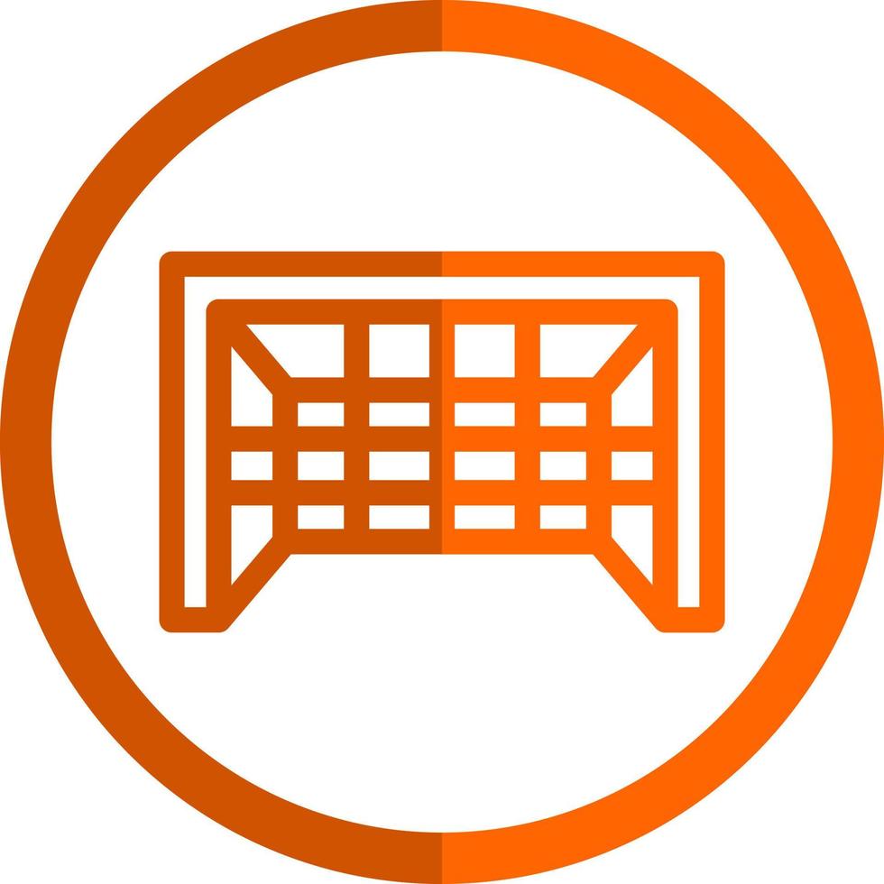 Goal Post Vector Icon Design