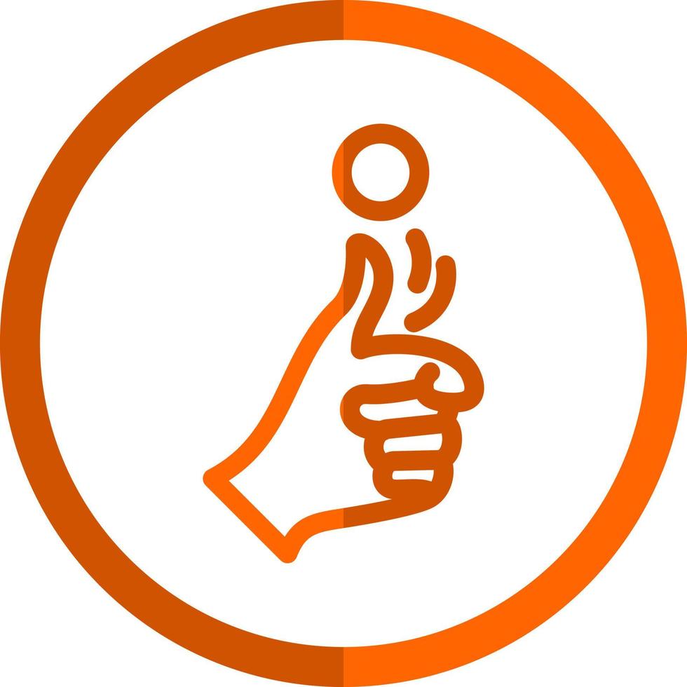 Coin Toss Vector Icon Design