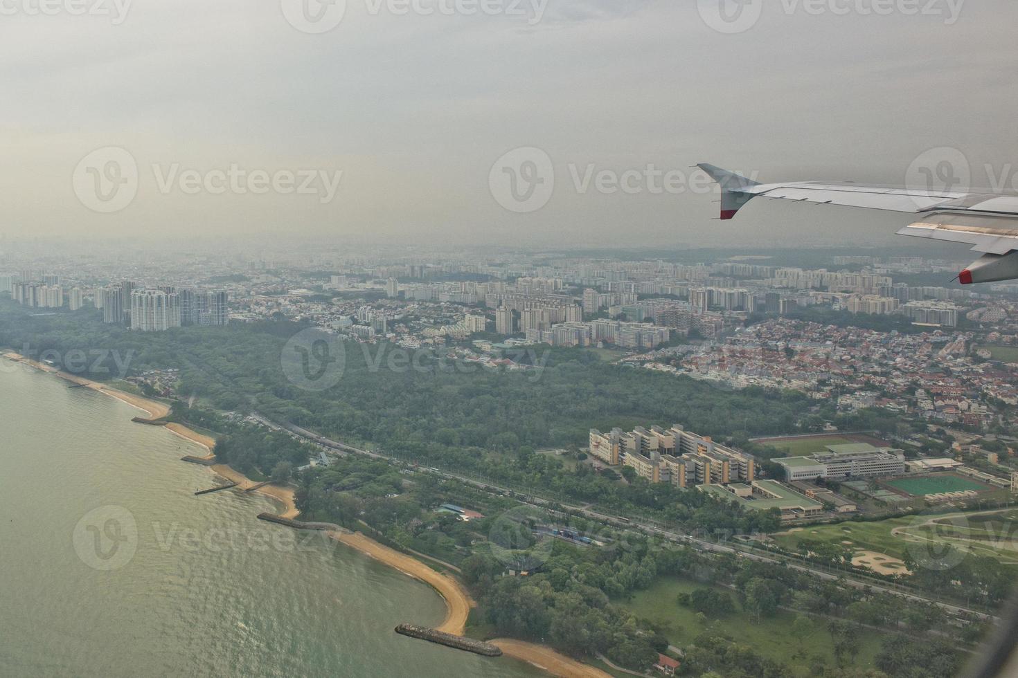 singapore aerial view photo