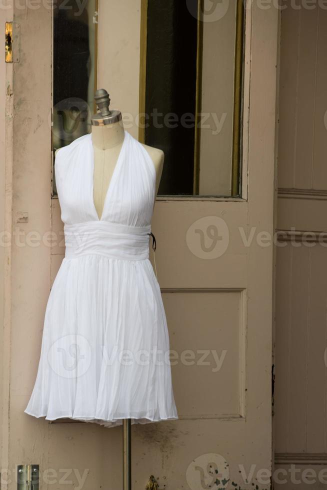 marilyn monroe style white dress photo