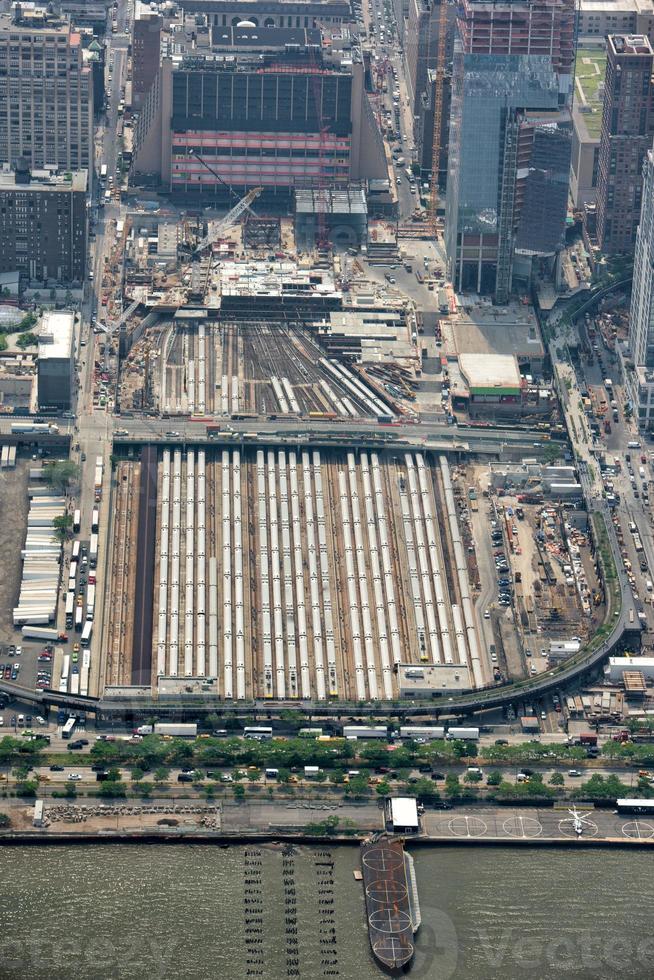 new york Penn Station aerial view photo