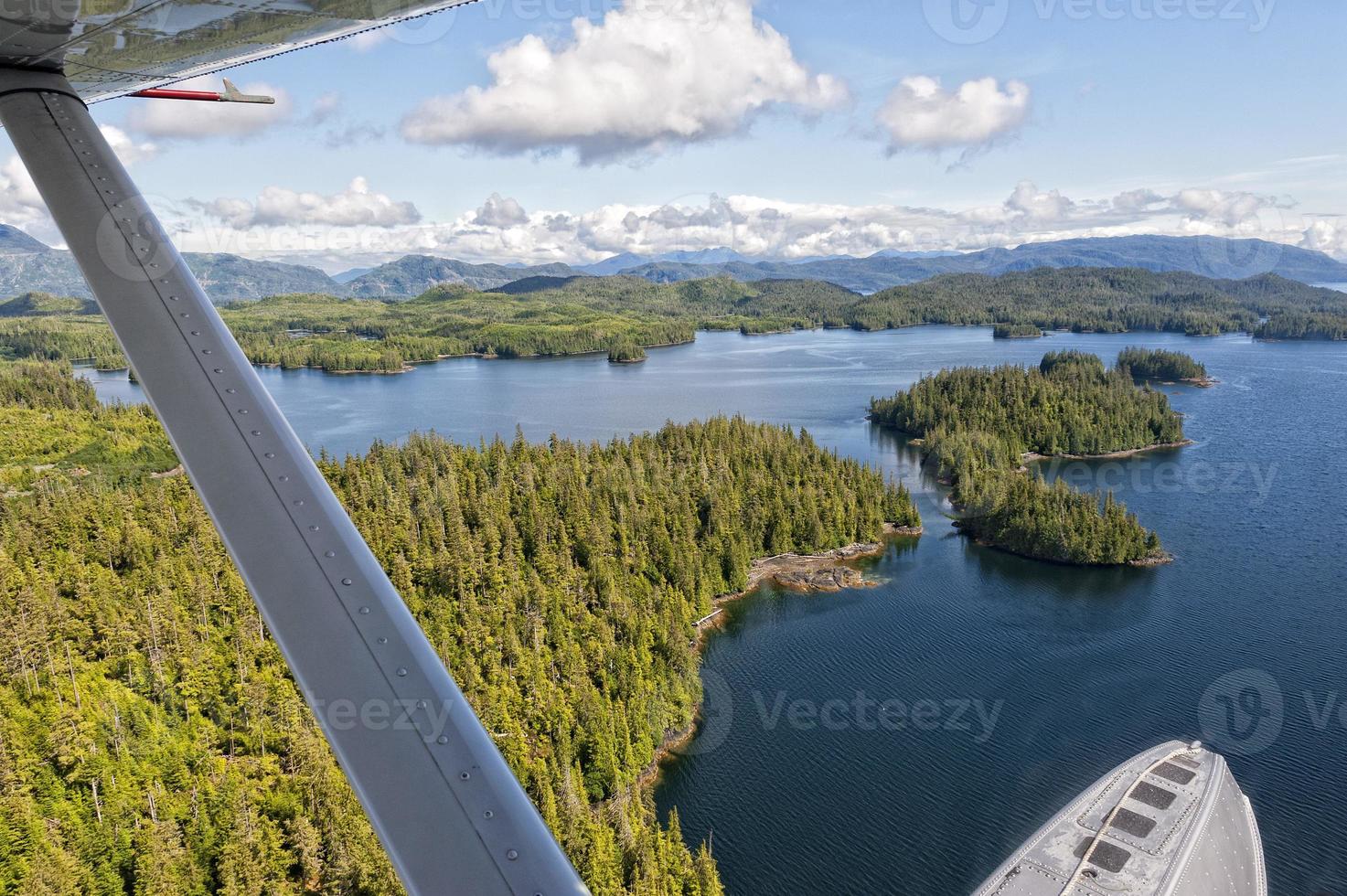 Alaska Prince of Wales island aerial view from floatplane photo