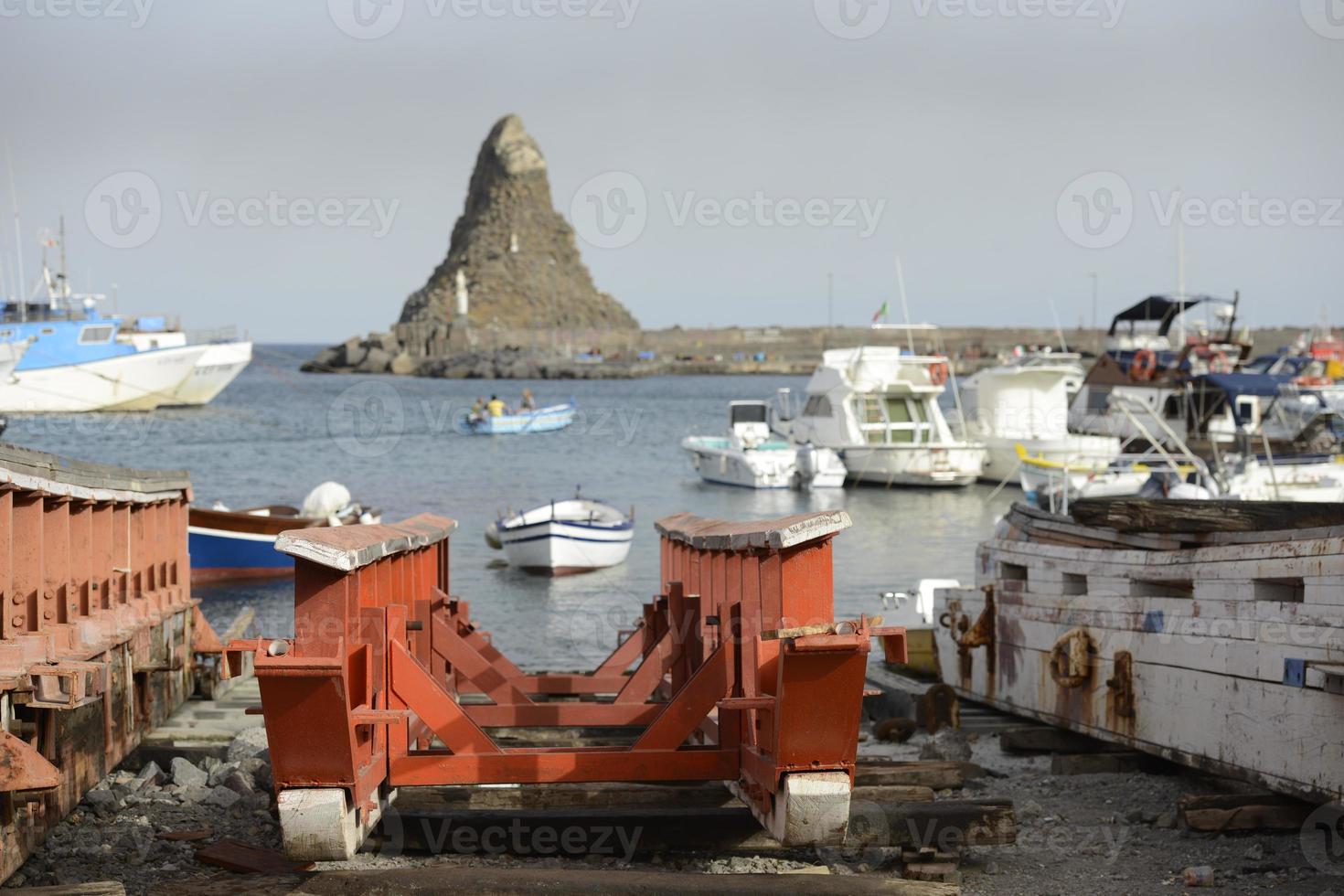 Aci Trezza Sicily Cyclopes Stacks rocks photo