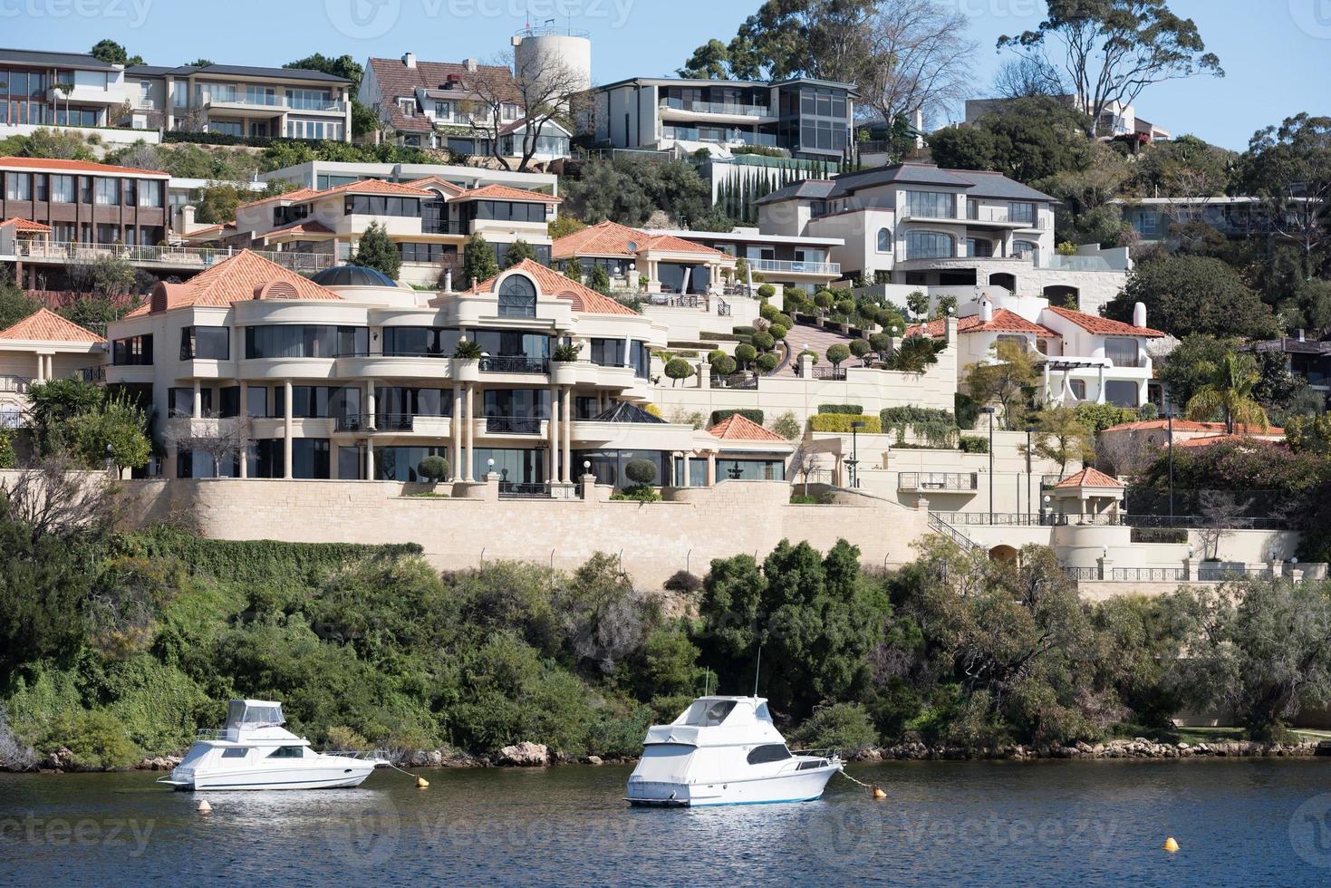 perth bay fremantle by the sea houses photo