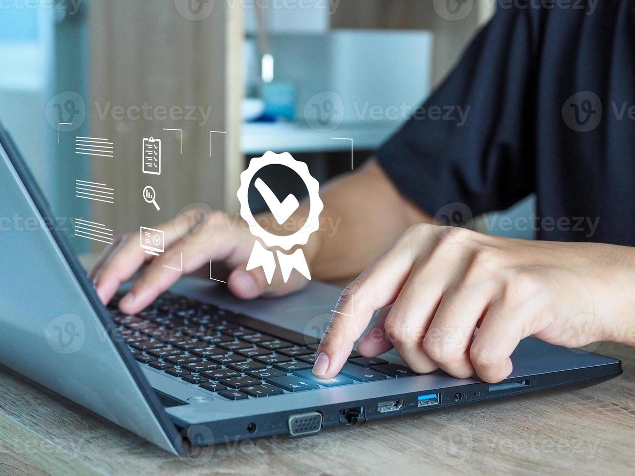 iso certification Document file associations handled in the same format. photo