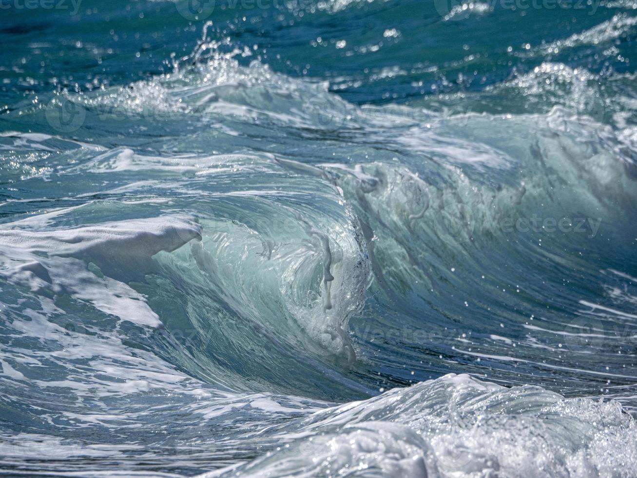 Sea wave on the shore photo