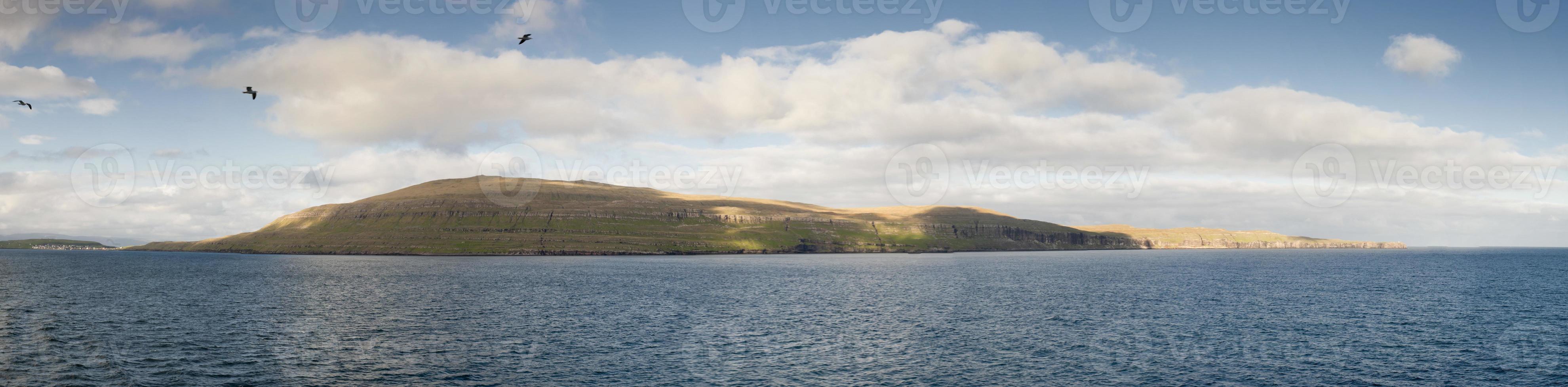 far oer danmark vestmanna cliffs panorama foto