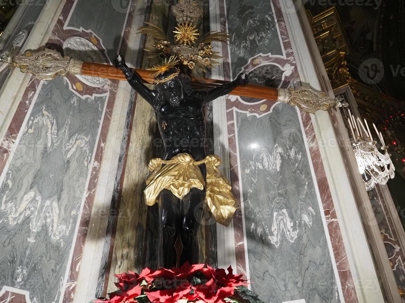 Virgen della guardia votivo ofrecimiento santuario en Génova montaña colina Iglesia foto