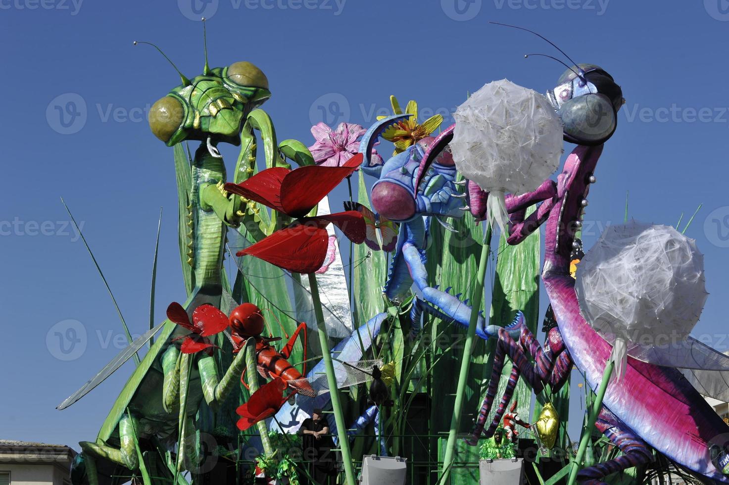 viareggio Italia carnaval espectáculo banda vagón foto