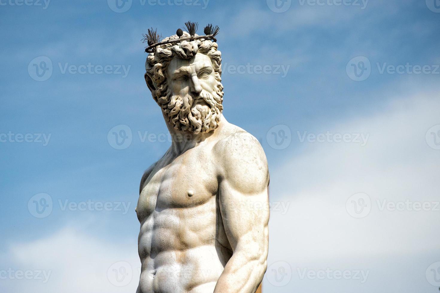 florencia piazza della signoria estatua foto