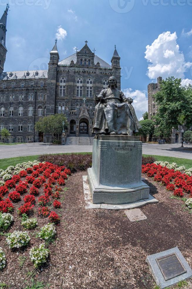 Georgetown University in Washington DC on sunny day photo