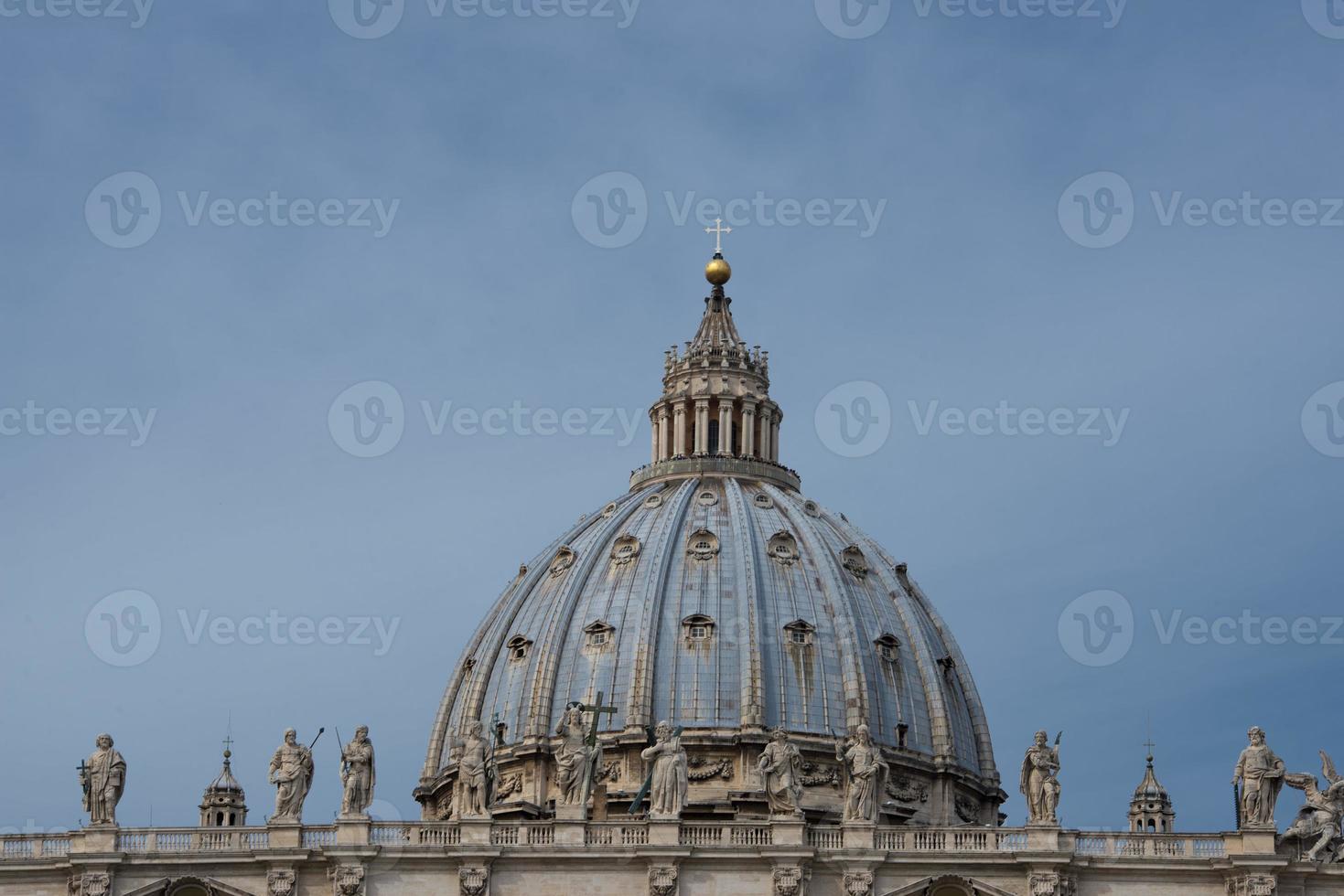 Rome Vatican Place Saint Peter cathedral dome photo