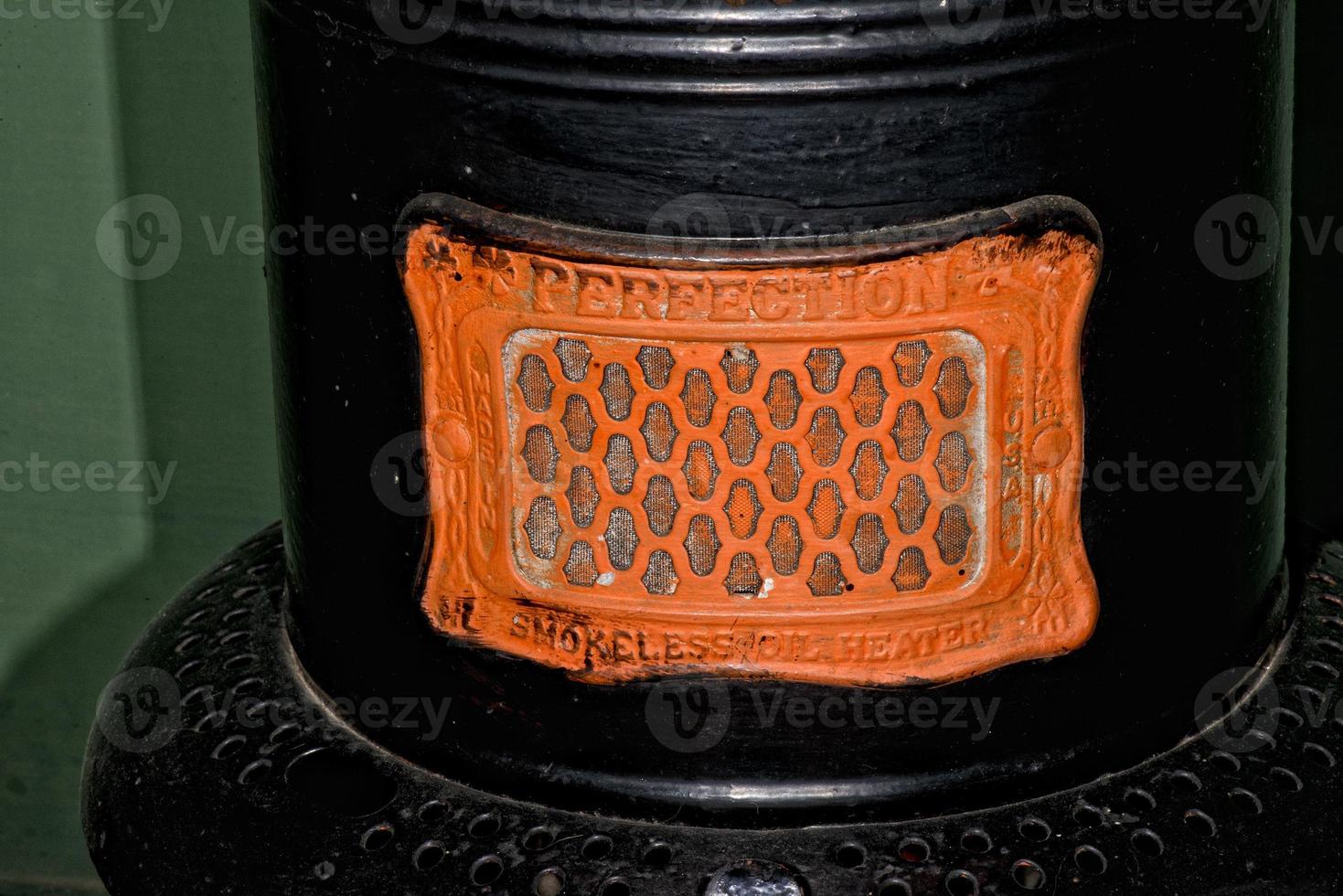 Cast Iron copper old radiator photo