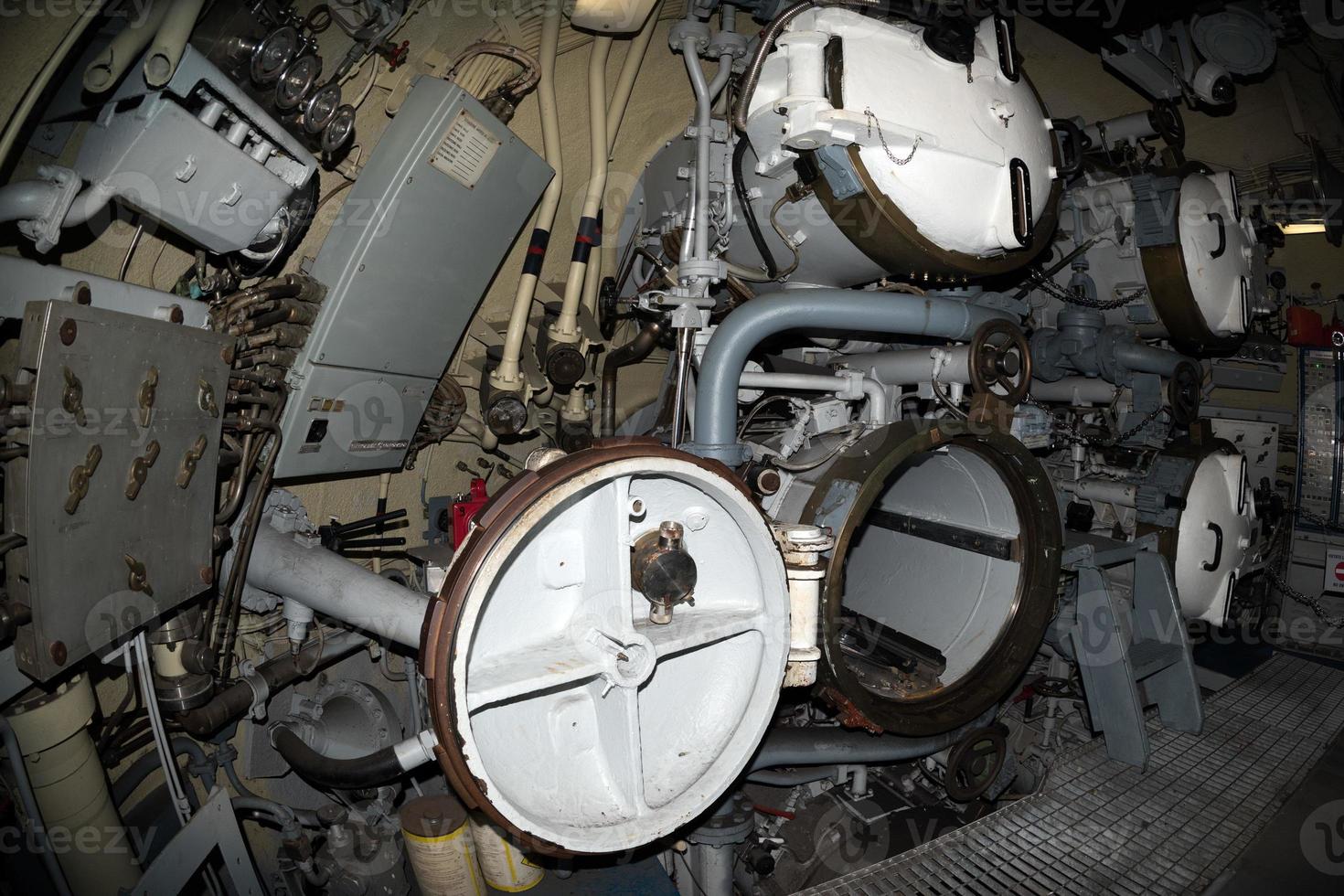 torpedo launch room submarine control room interior view photo