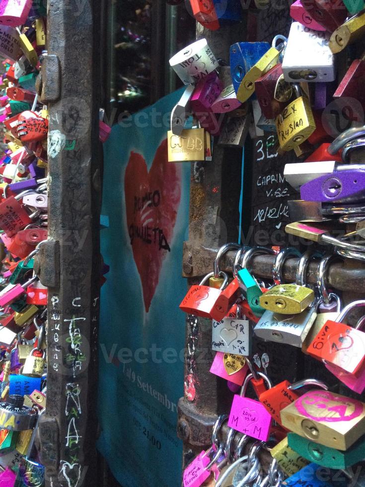 romeo and juliet house padlocks photo