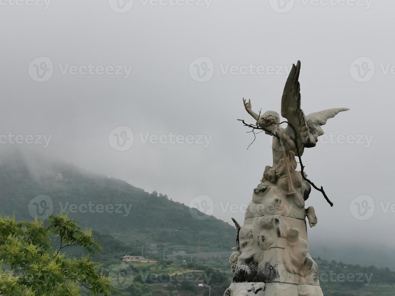 Monterosso Cinque Terre old cemetery tombs photo