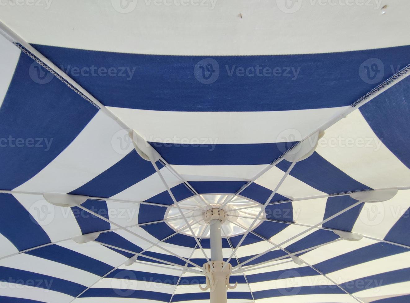 beach sun umbrella detail photo