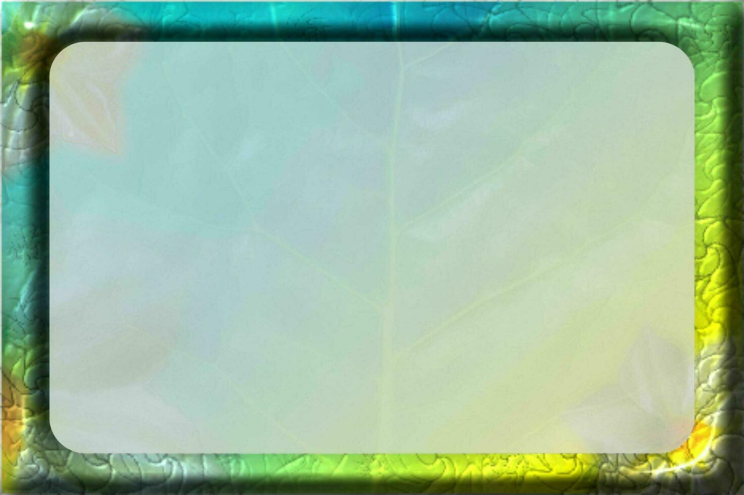 Frame flower with background gradient colors photo