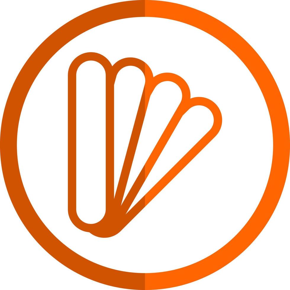 Tongue Depressor Vector Icon Design