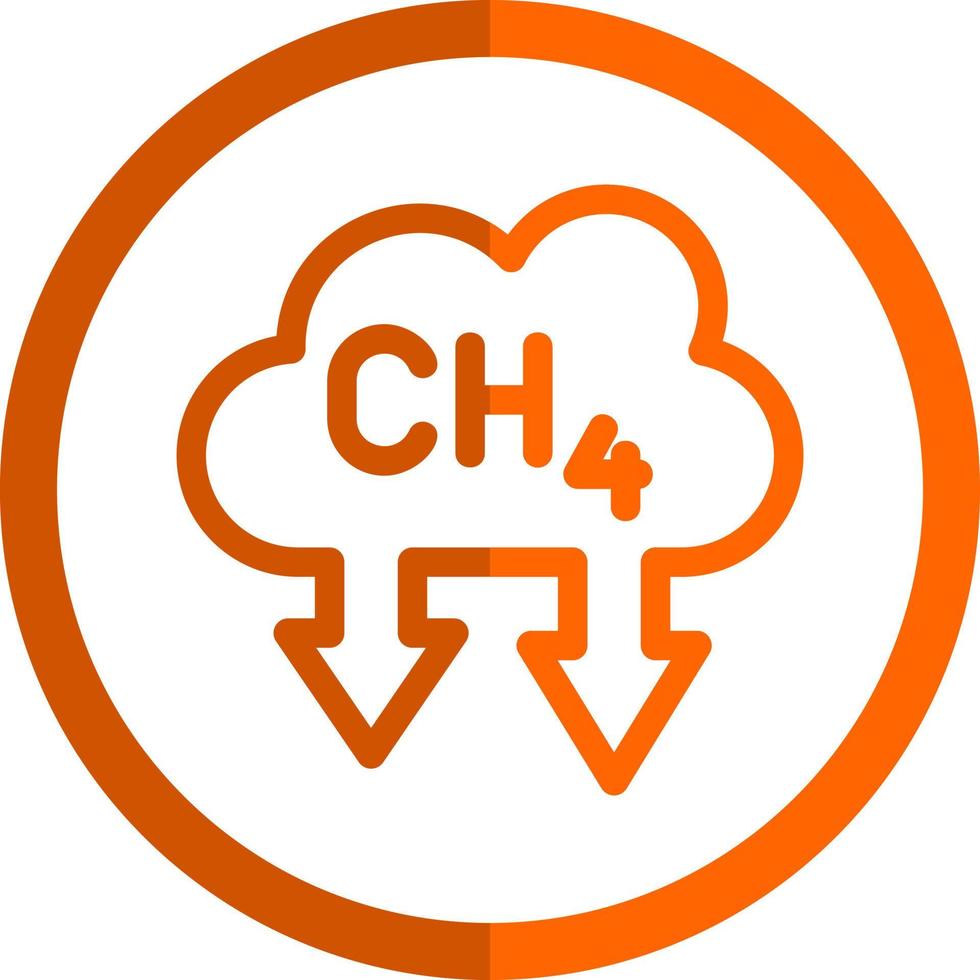Methane Vector Icon Design