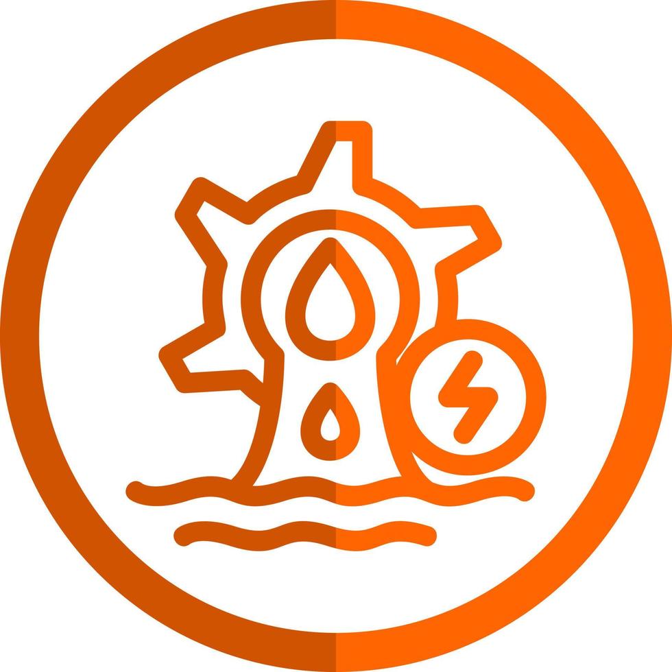 Hydro Power Vector Icon Design