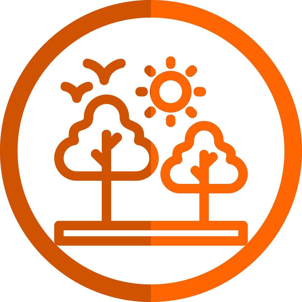 Forest Vector Icon Design
