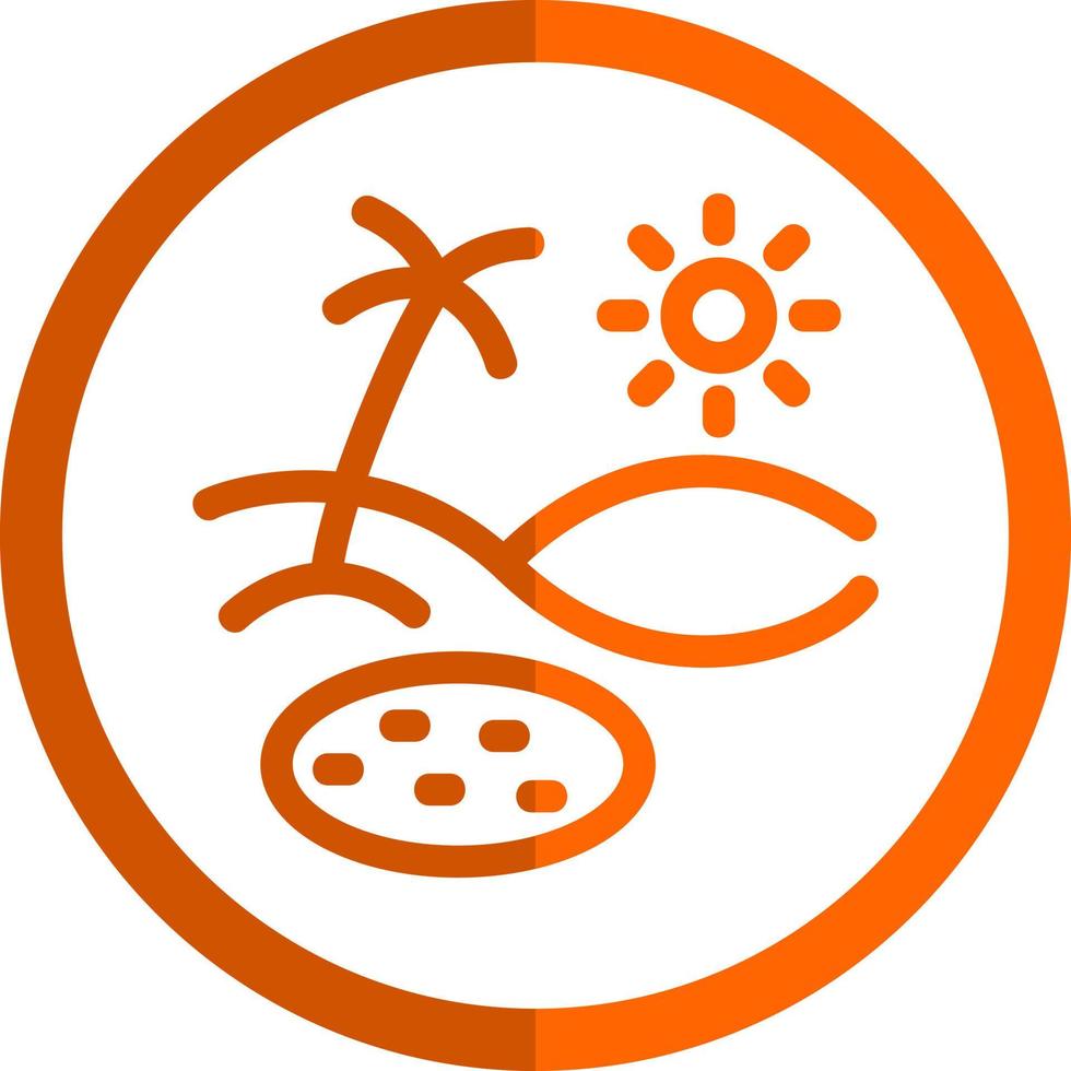 Oasis Vector Icon Design