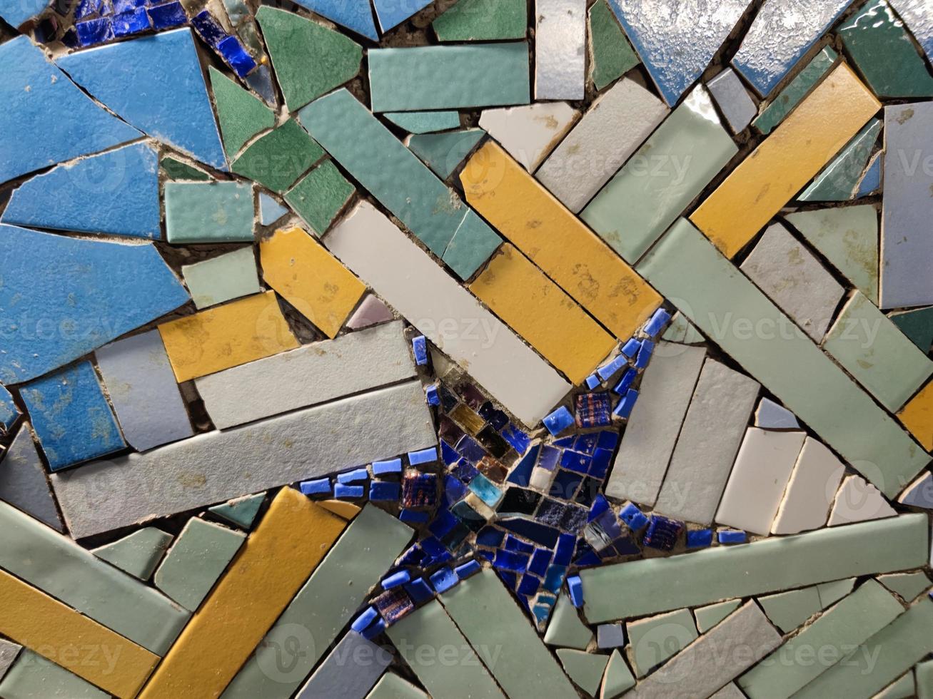 ceramic tile wall detail photo