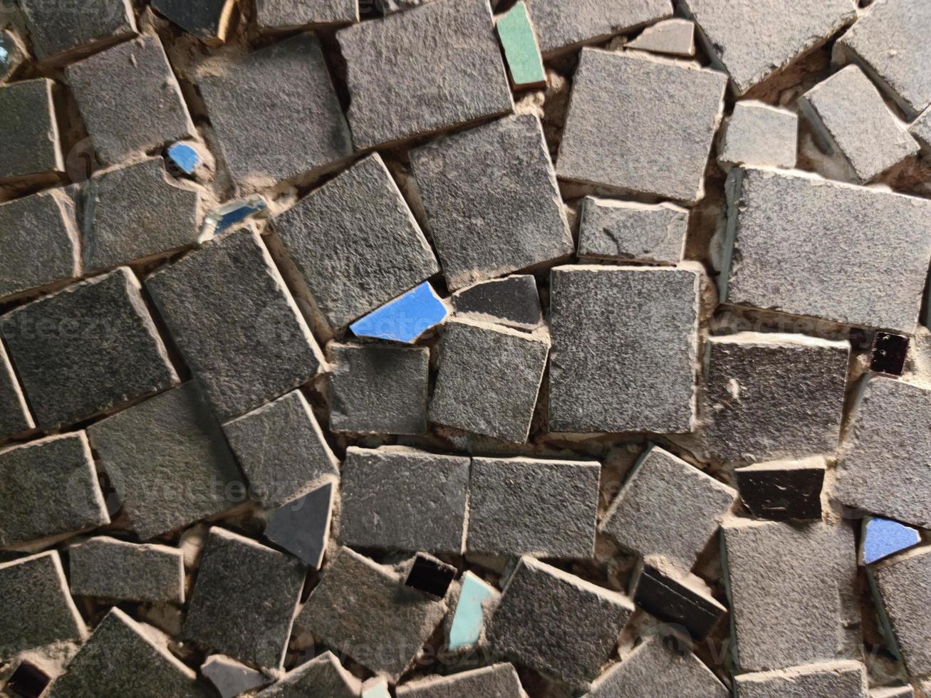 ceramic tile wall detail photo