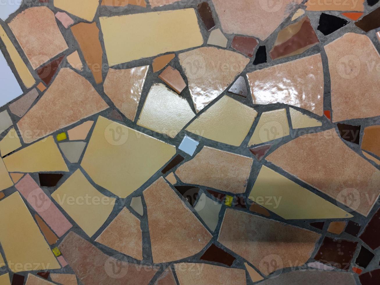 ceramic tile wall detail photo