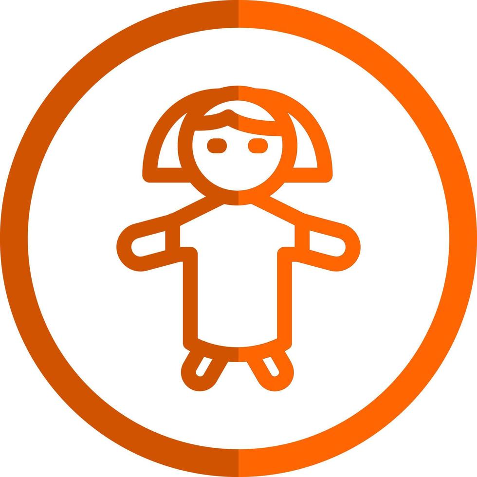 diseño de icono de vector de muñeca