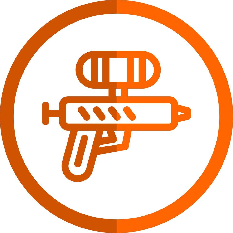 Water Gun Vector Icon Design