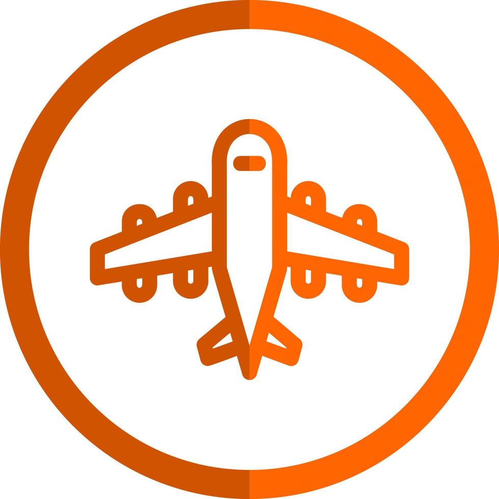 Airplane Vector Icon Design