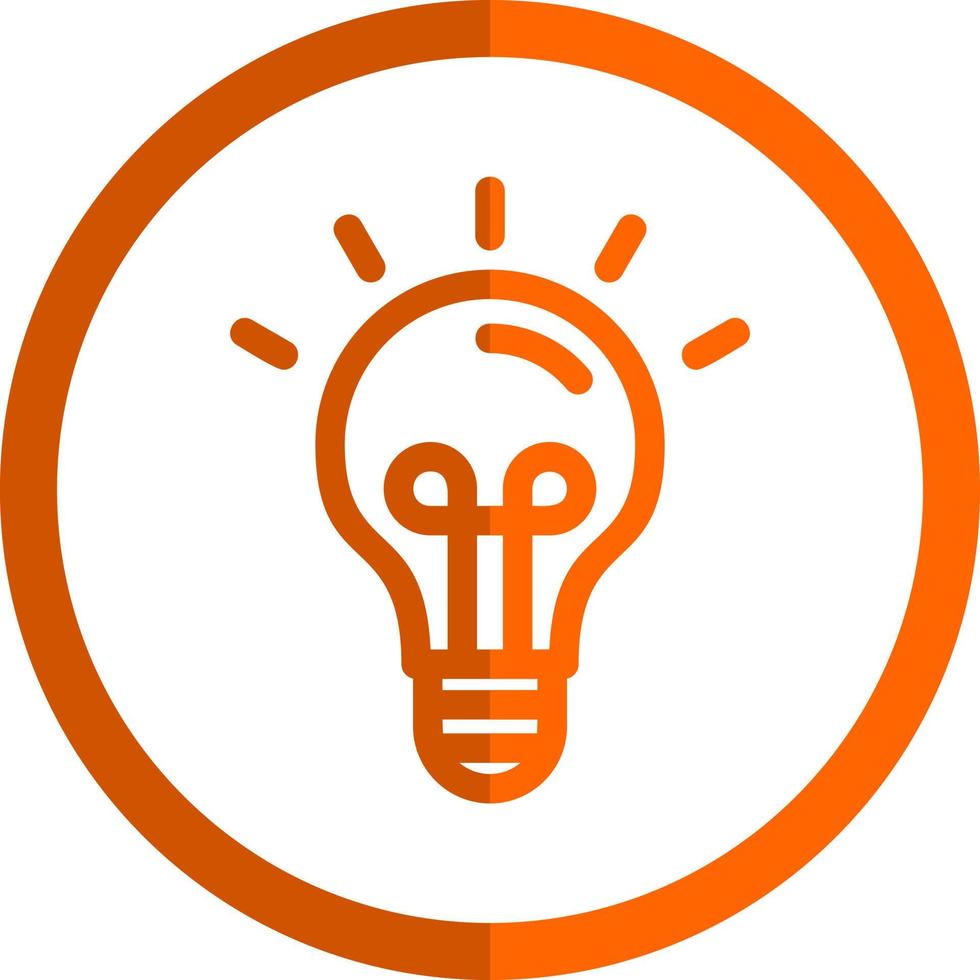 Light Bulb Vector Icon Design