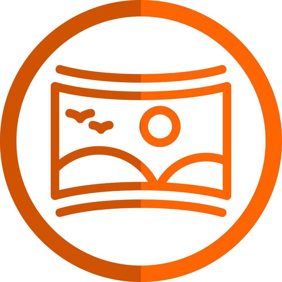Panoramic Vector Icon Design
