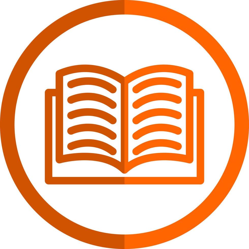 Open Book Vector Icon Design