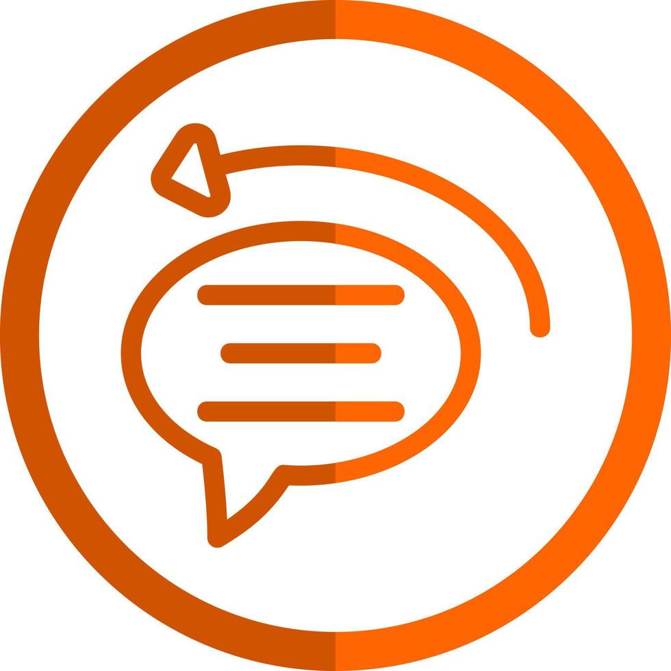 Auto Reply Vector Icon Design