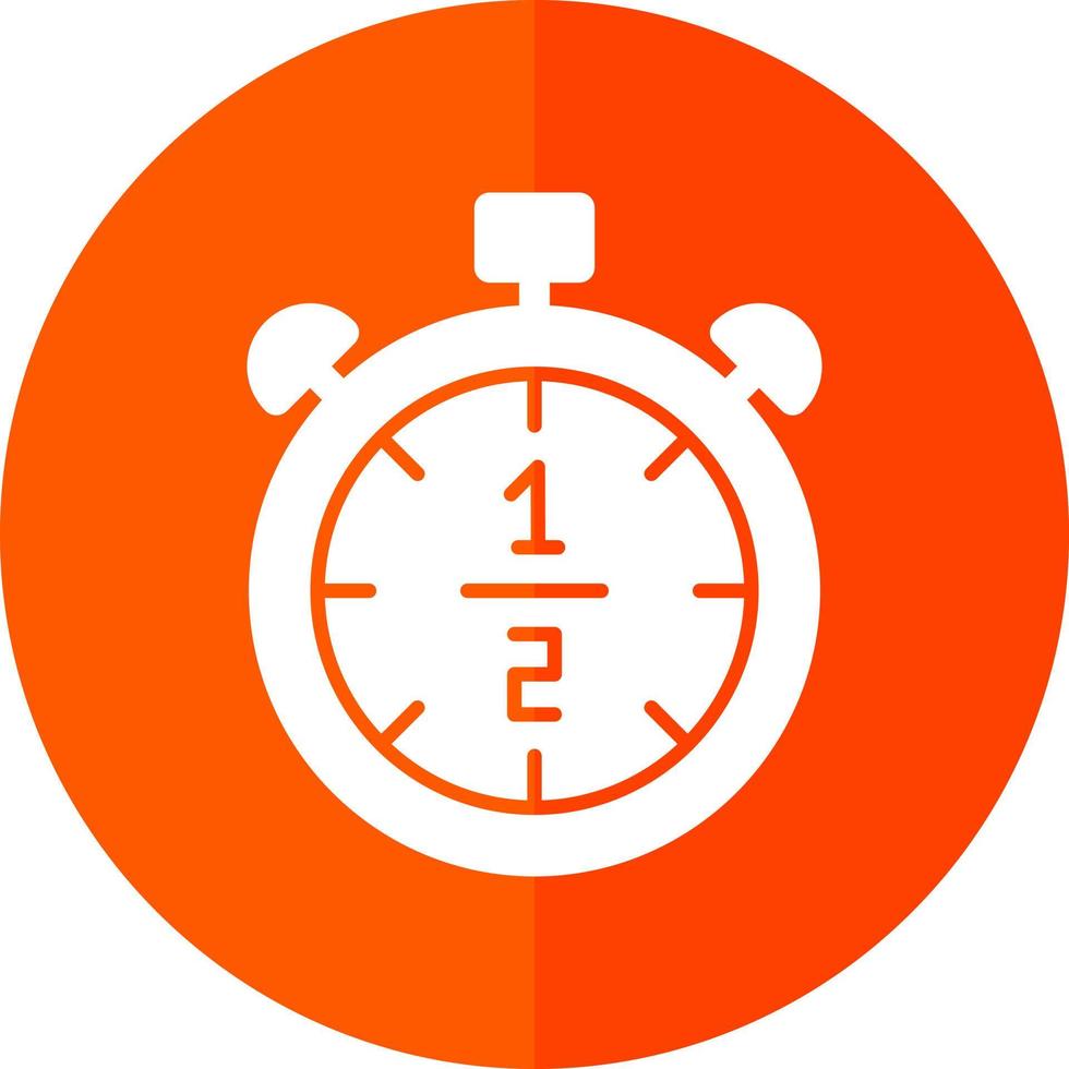 Half Time Vector Icon Design