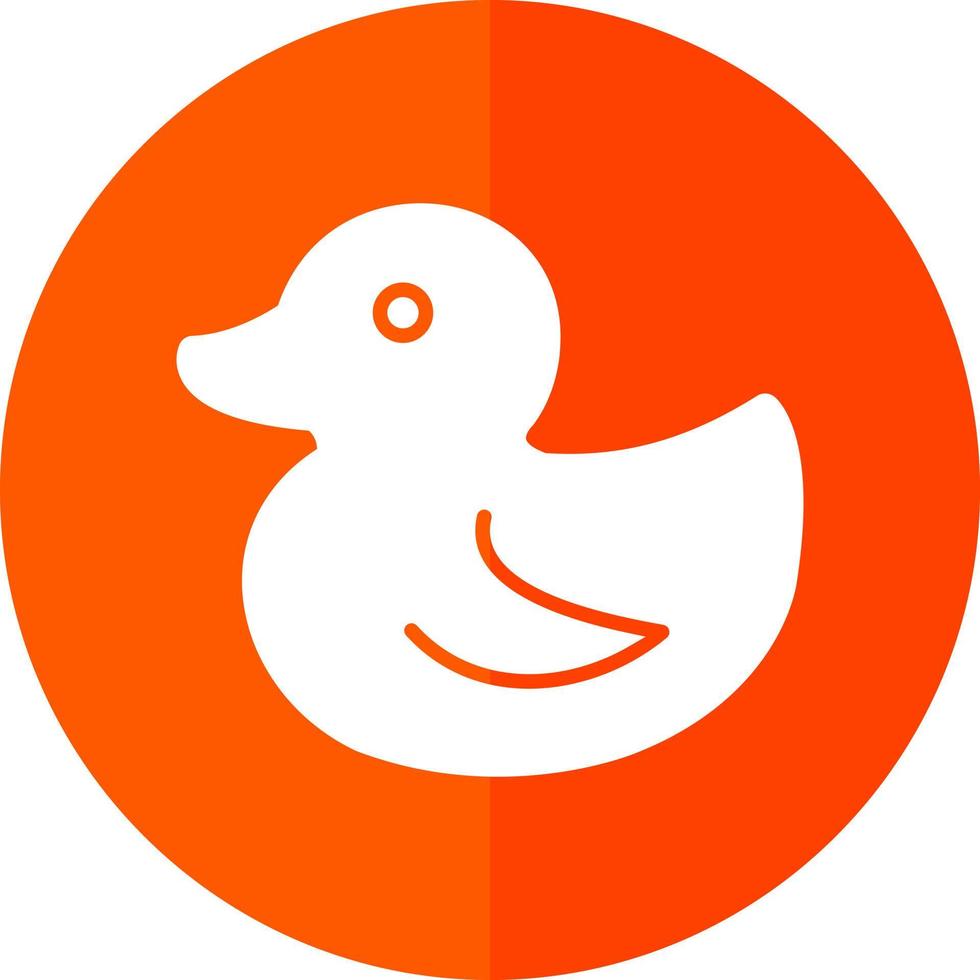 Rubber Duck Vector Icon Design