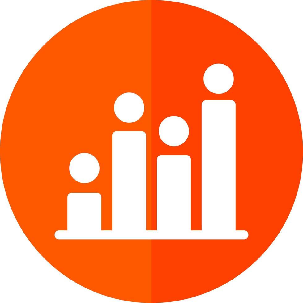 Statistical Analysis Vector Icon Design