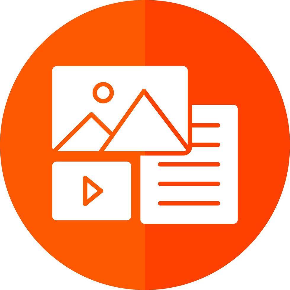 Unstructured Data Vector Icon Design
