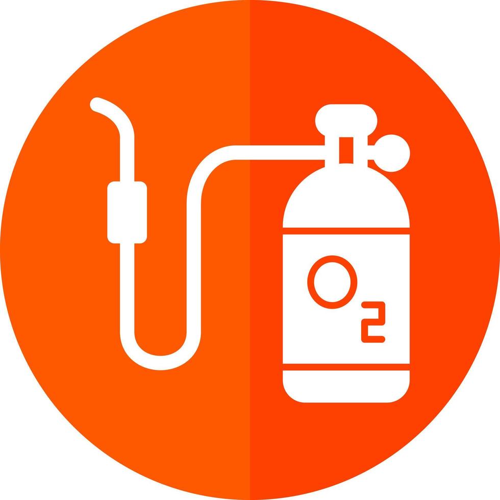 Oxygen Tank Vector Icon Design