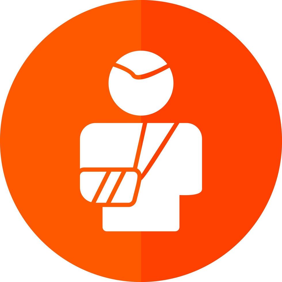 Broken Arm Vector Icon Design