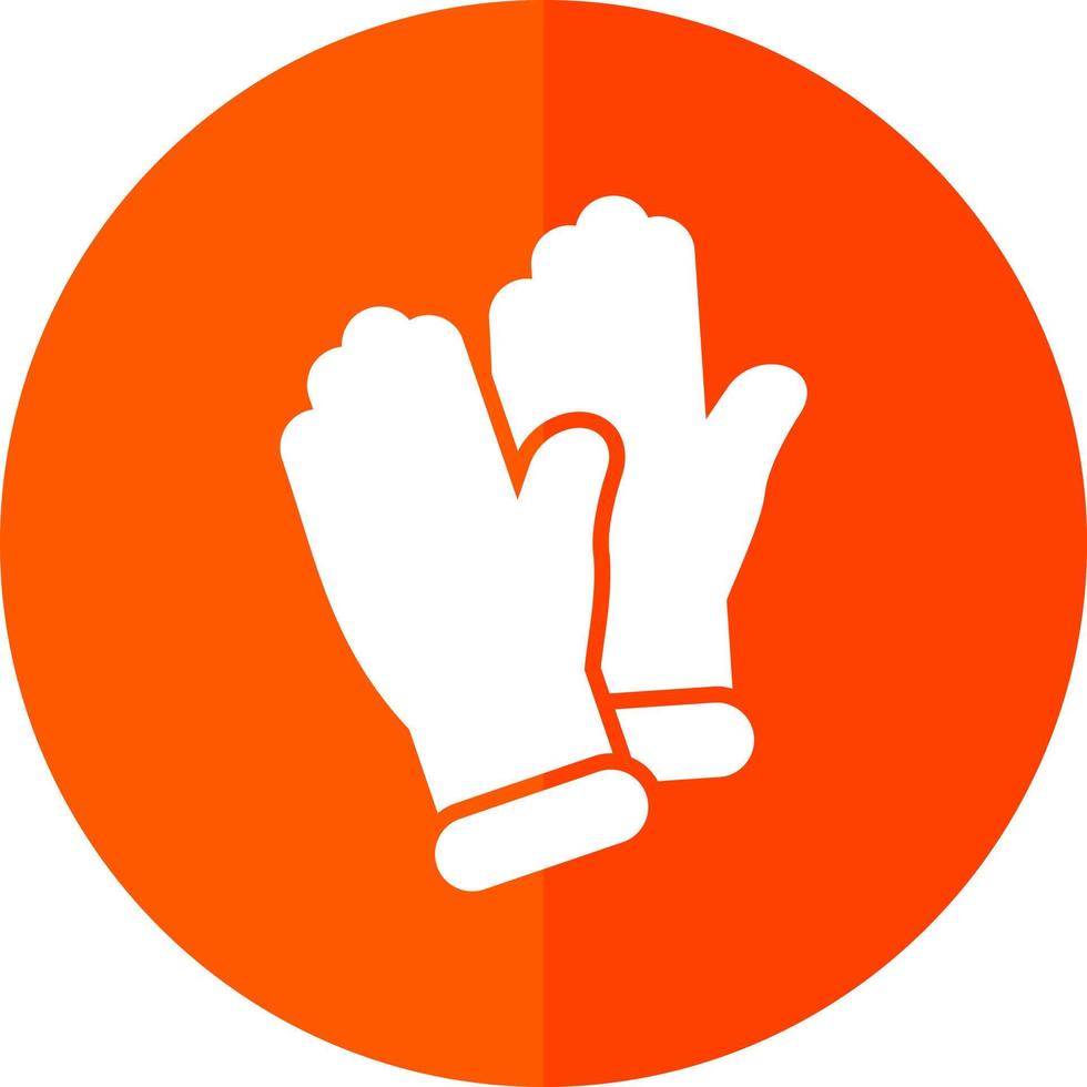 Medical Gloves Vector Icon Design